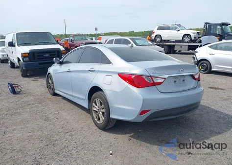 2014 Hyundai Sonata Gls z USA, uszkodzony, nr VIN 5NPEB4ACXEH929185